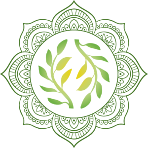 Grünes Mandala der Naturheilpraxis